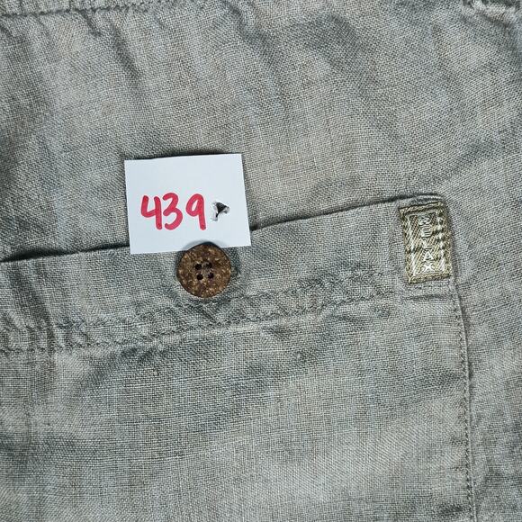 Tommy Bahama Linen Pants Men Size Large Brown Beige Drawstring Relaxed Fit - Picture 12 of 12